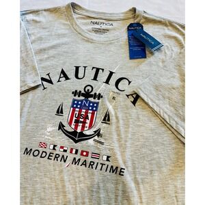 New! Men's Nautica Modern Maritime Short Sleeve T-Shirt